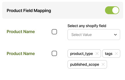 Unlimited Custom Field Mapping
